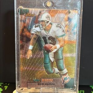 Topps Holographic Miami Dolphins Card